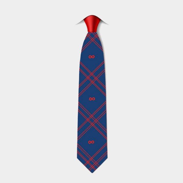 Infinity design 1 Tie (Blue)