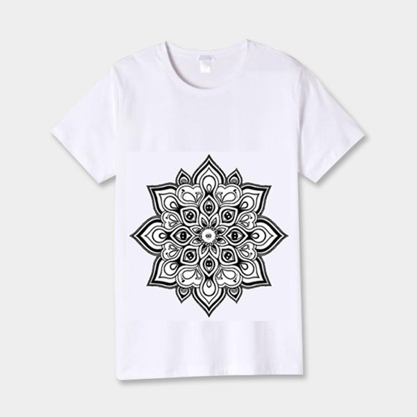 Flower Design T-Shirt (White)